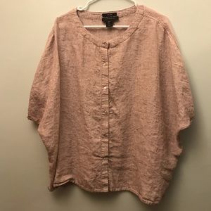TAHARI BROWN TOP